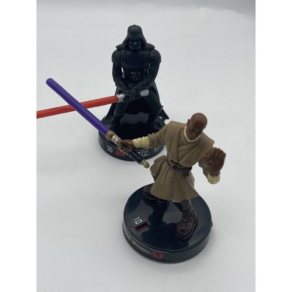 Star Wars Attacktix Lot 13 Pieces Number 30 Han Solo Wookie Captain Darth Boba - Picture 5 of 16